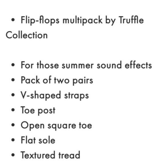 NWT Truffle Collection flip flops. - Picture 6 of 6